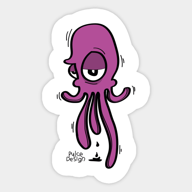 Octopus Sticker by PulceDesign